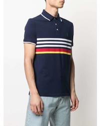 dunkelblaues horizontal gestreiftes Polohemd von Polo Ralph Lauren