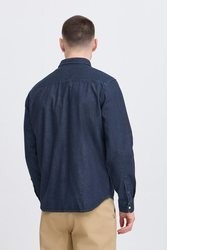 dunkelblaues Jeanshemd von BLEND