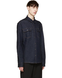 dunkelblaues Jeanshemd von Jil Sander