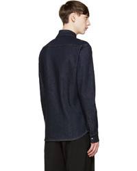 dunkelblaues Jeanshemd von Jil Sander