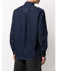 dunkelblaues Jeanshemd von Acne Studios