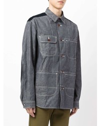 dunkelblaues Jeanshemd von Junya Watanabe MAN