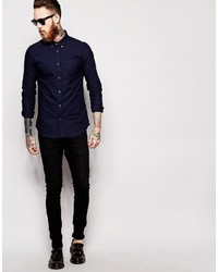 dunkelblaues Jeanshemd von Dr. Denim