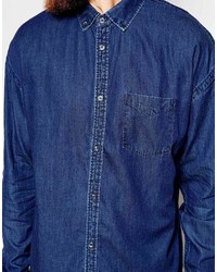 dunkelblaues Jeanshemd von Dr. Denim