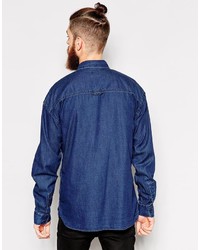 dunkelblaues Jeanshemd von Dr. Denim