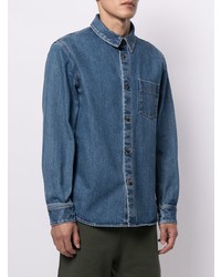 dunkelblaues Jeanshemd von A.P.C.