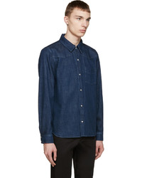 dunkelblaues Jeanshemd von A.P.C.