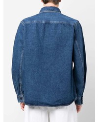 dunkelblaues Jeanshemd von A.P.C.