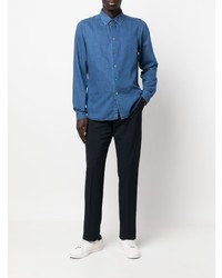 dunkelblaues Jeanshemd von PS Paul Smith