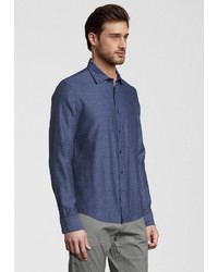 dunkelblaues Jeanshemd von Scotch & Soda