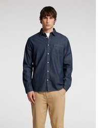 dunkelblaues Jeanshemd von Selected