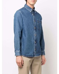 dunkelblaues Jeanshemd von A.P.C.