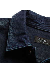 dunkelblaues Jeanshemd von A.P.C.