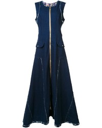 dunkelblaues Jeanskleid von Natasha Zinko