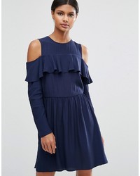 dunkelblaues Kleid von Asos