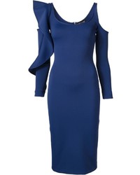 dunkelblaues Kleid von David Koma