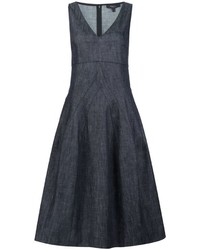 dunkelblaues Kleid von Derek Lam