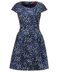 dunkelblaues Kleid von Hugo Boss