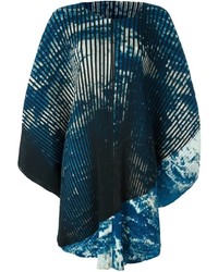 dunkelblaues Kleid von Issey Miyake