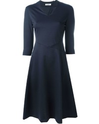 dunkelblaues Kleid von Jil Sander