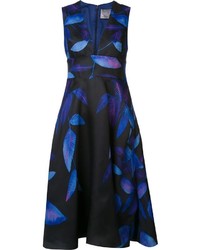 dunkelblaues Kleid von Lela Rose