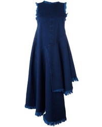 dunkelblaues Kleid von MARQUES ALMEIDA