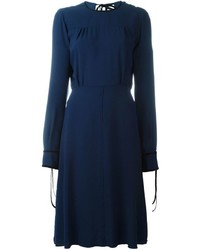 dunkelblaues Kleid von MSGM