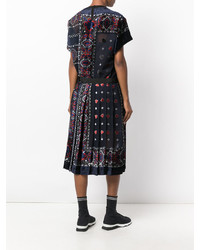 dunkelblaues Kleid von Sacai