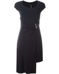 dunkelblaues Kleid von Versace