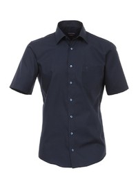 dunkelblaues Kurzarmhemd von Casamoda