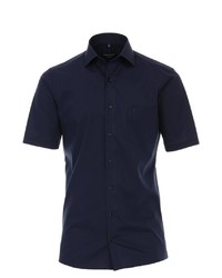 dunkelblaues Kurzarmhemd von Casamoda