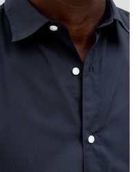 dunkelblaues Kurzarmhemd von Jack & Jones