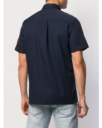 dunkelblaues Kurzarmhemd von Calvin Klein Jeans