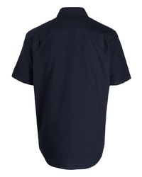 dunkelblaues Kurzarmhemd von Lacoste