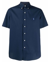 dunkelblaues Kurzarmhemd von Polo Ralph Lauren