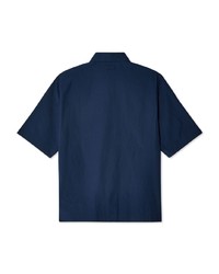 dunkelblaues Kurzarmhemd von Lemaire