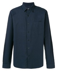 dunkelblaues Langarmhemd von Ami Paris