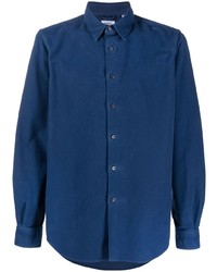dunkelblaues Langarmhemd von Aspesi