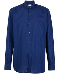 dunkelblaues Langarmhemd von Aspesi