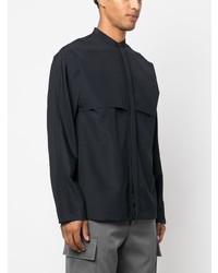 dunkelblaues Langarmhemd von Jil Sander