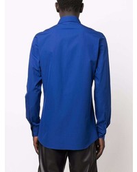 dunkelblaues Langarmhemd von Moschino