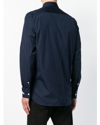 dunkelblaues Langarmhemd von Calvin Klein 205W39nyc