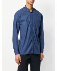 dunkelblaues Langarmhemd von Lanvin