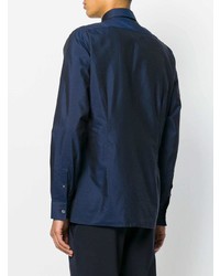 dunkelblaues Langarmhemd von Lanvin