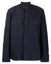 dunkelblaues Langarmhemd von Tom Ford