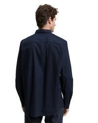 dunkelblaues Langarmhemd von Tom Tailor