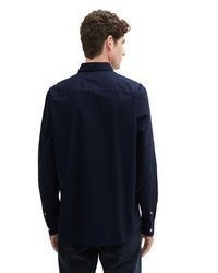dunkelblaues Langarmhemd von Tom Tailor