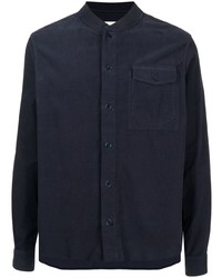 dunkelblaues Langarmhemd von YMC