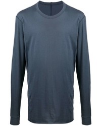 dunkelblaues Langarmshirt von 11 By Boris Bidjan Saberi