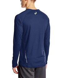 dunkelblaues Langarmshirt von Asics